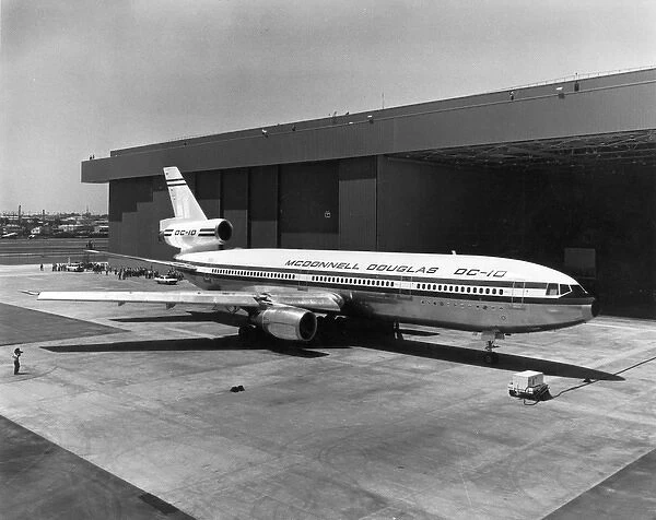 The first McDonnell Douglas DC-10-10 N10DC is rolled out