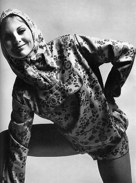 Floral cotton anorak by Neatawear, 1965