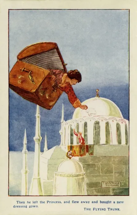 Framed Print : The Flying Trunk Print Framed Print : The Flying Trunk Print