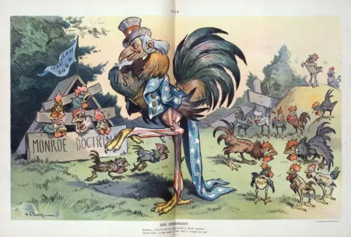 Framed Print : Uncle Sam Rooster Print, 1901 Framed Print : Uncle Sam Rooster Print, 1901