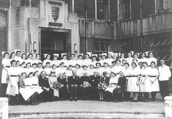 Formal Nurses? prize giving group, Hammersmith Hospital