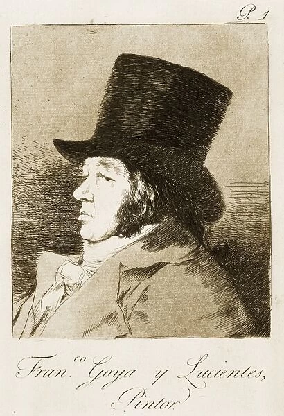 Francisco de Goya y Lucientes, painter. Capricho plate 1