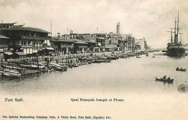 Franz Joseph Quay and Lighthouse - Port Said, Egypt