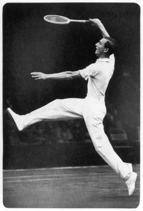 Framed Print : Fred Perry Returning a Serve Print Framed Print : Fred Perry Returning a Serve Print