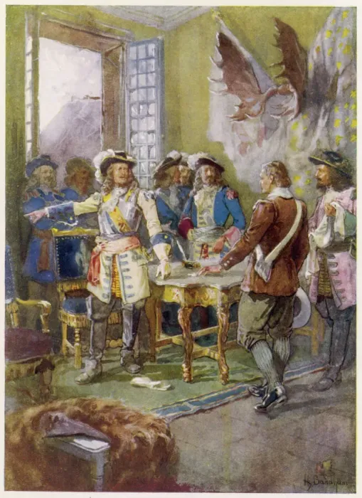 Framed Print : Frontenac Refuses to Surrender Print Framed Print : Frontenac Refuses to Surrender Print