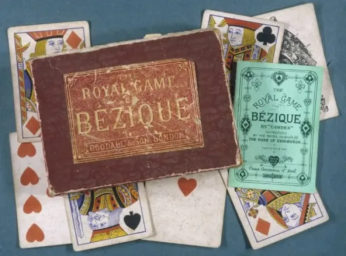 Framed Print : Bezique Game Print Framed Print : Bezique Game Print