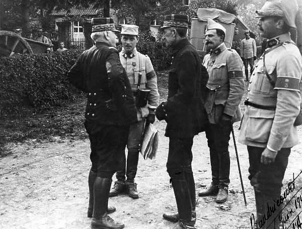 General Joffre and others during WW1