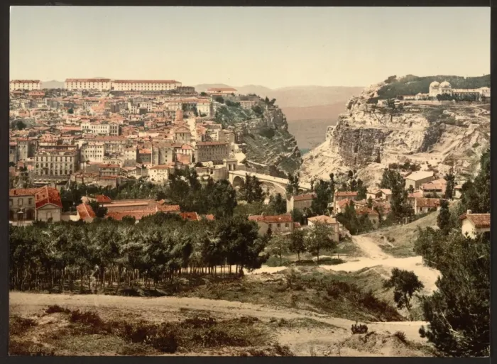 Framed Print : Constantine Algeria Print ca. 1899 Framed Print : Constantine Algeria Print ca. 1899
