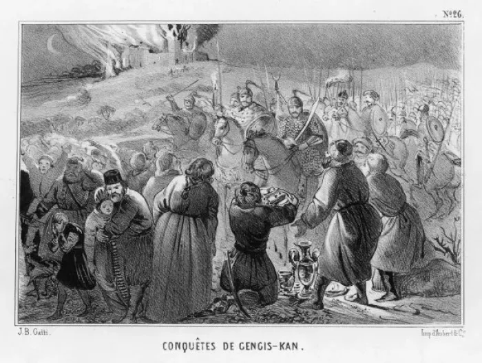 Framed Print : Genghis Khan Print Framed Print : Genghis Khan Print