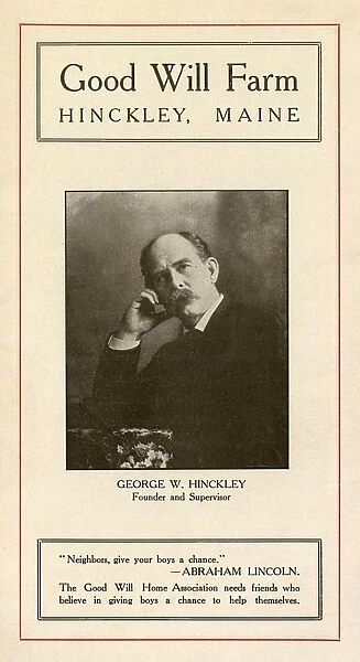 George W Hinckley, American philanthropist