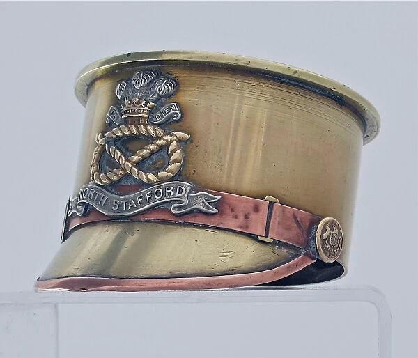 German 77mm shell case base made into Army Service Cap