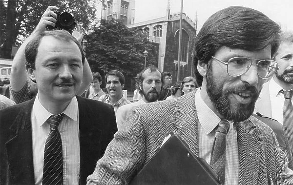 Gerry Adams and Ken Livingstone in London