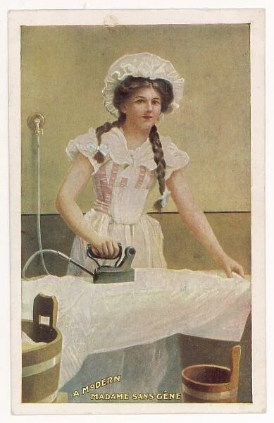 Girl with Electric Iron