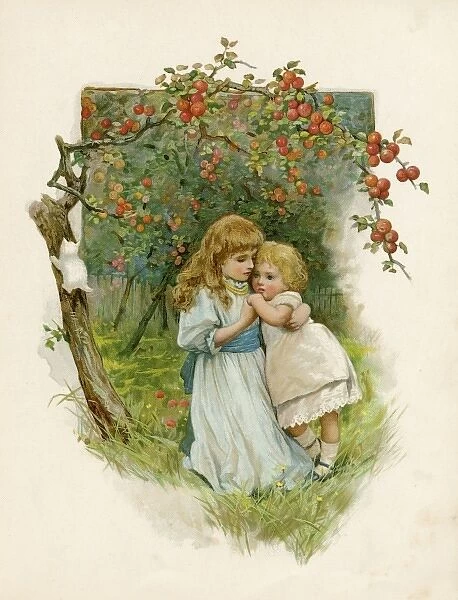 Girls in Orchard 1895
