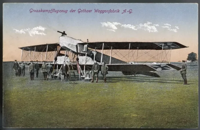 Framed Print : Gotha G1 Bomber Print Framed Print : Gotha G1 Bomber Print