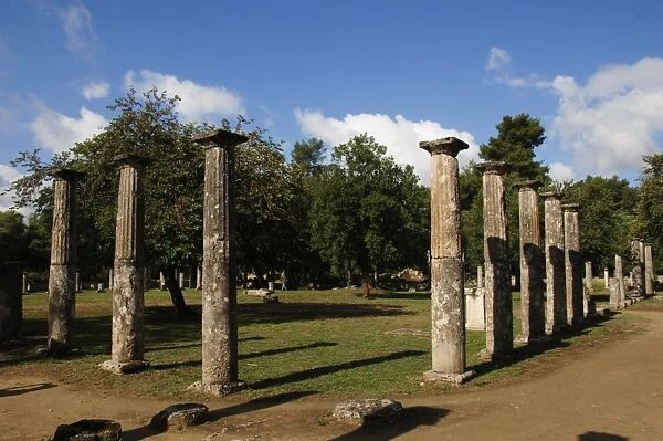 Greece. Peloponesse. Olympia. Santuary of ancient Greece in