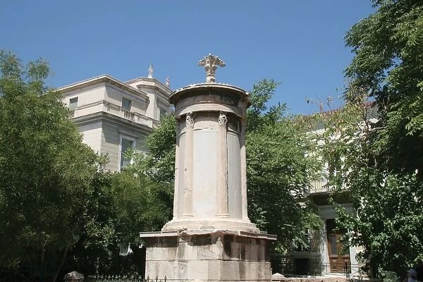 Greek Art. Choragic monument of Lysicrates. Athens. Greece