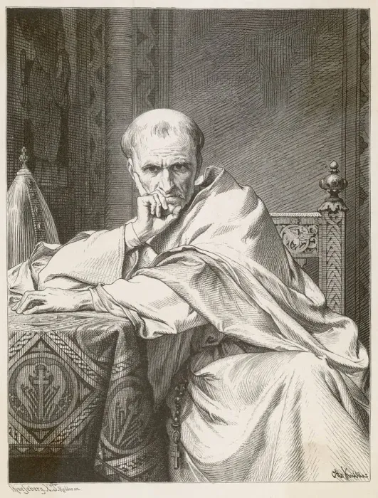 Framed Print : Print of Pope Gregorius VII Framed Print : Print of Pope Gregorius VII