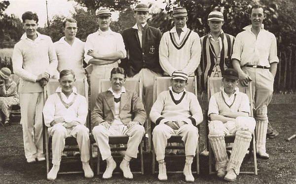 Group photo, cricket club players