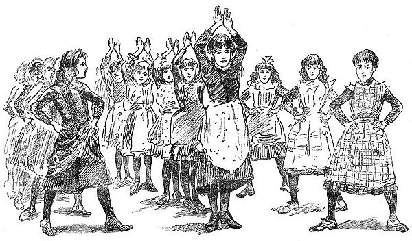 Gymnasium Drill for Little Girls, London, 1888