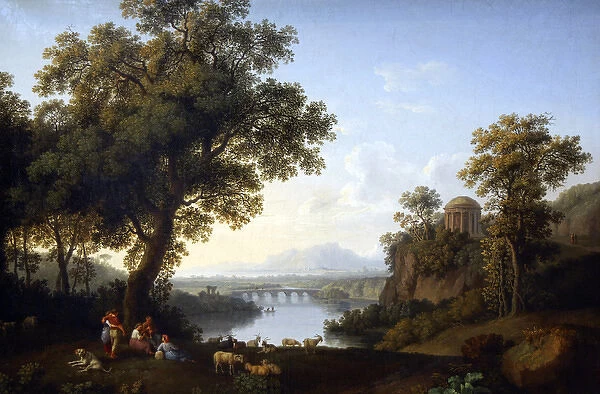 Hackert, Jacob Philipp (1737-1807). German painter. Landscap