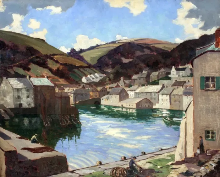 Framed Print : Harbour Scene Print Framed Print : Harbour Scene Print