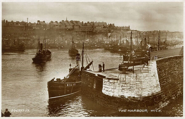 The harbour at Wick, Scotland