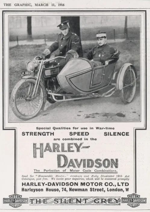 Framed Print : Harley-Davidson Wartime Motor-Cycle Print Framed Print : Harley-Davidson Wartime Motor-Cycle Print