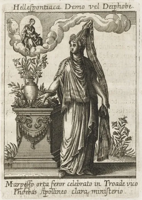 Framed Print : Hellespontic Sibyl Engraved Print Framed Print : Hellespontic Sibyl Engraved Print