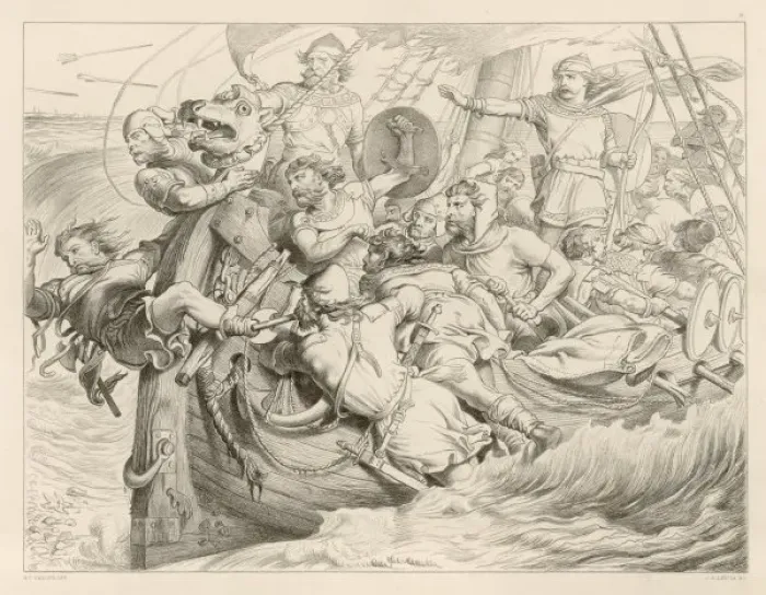 Framed Print : Hereward at Sea Print Framed Print : Hereward at Sea Print