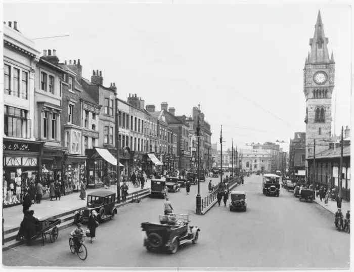 Framed Print : High Row, Darlington Print Framed Print : High Row, Darlington Print