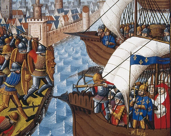 History of Crusades. Seventh Crusade. Siege of Damietta (Jun