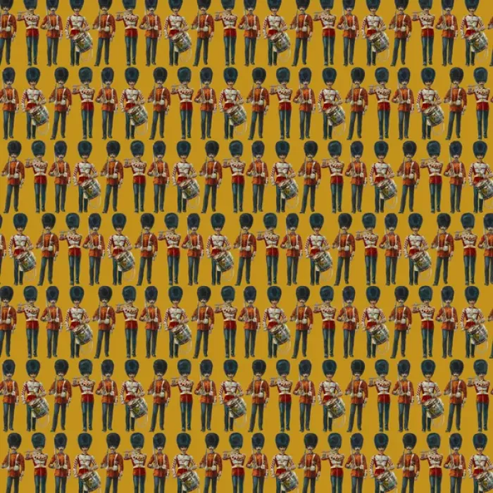 Framed Print : Repeating Pattern - Guardsmen in Yellow Print Framed Print : Repeating Pattern - Guardsmen in Yellow Print