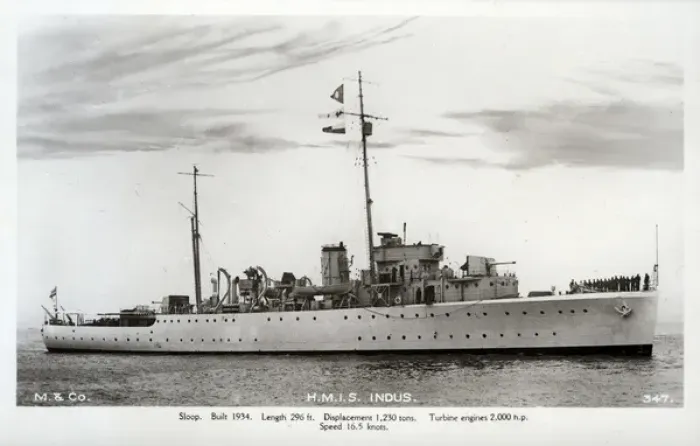 Framed Print : Grimsby Class Sloop Print circa 1935 Framed Print : Grimsby Class Sloop Print circa 1935