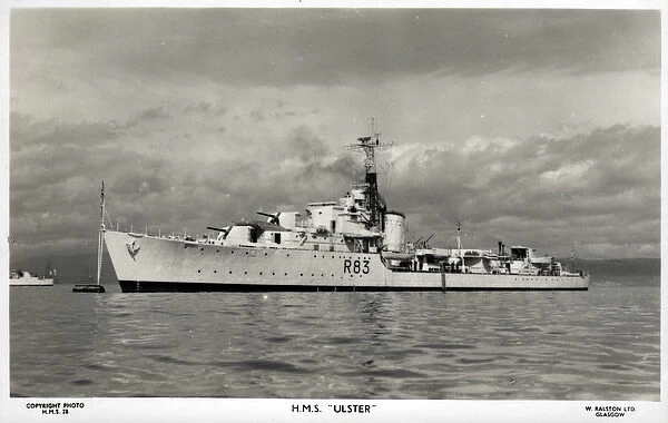 HMS Ulster, British destroyer, WW2