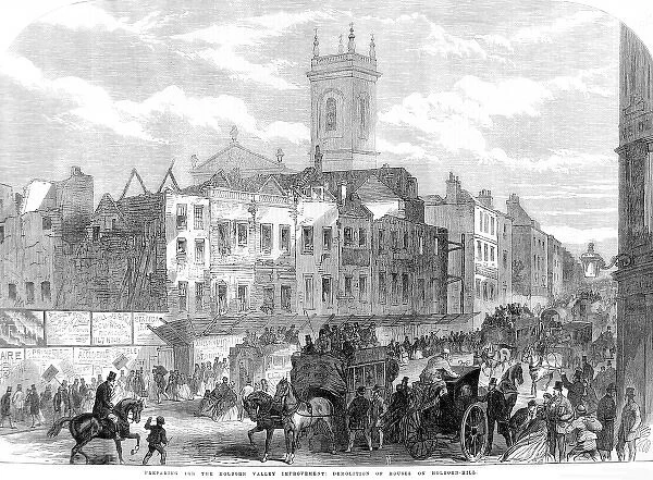 Holborn Hill, London, 1866