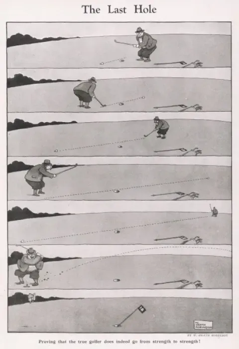 Framed Print : The Last Hole Proving the True Golfer's Enduring Strength