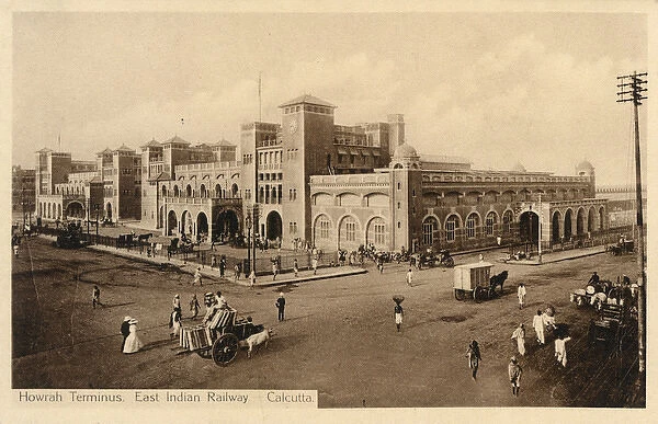 Howrah Railway Terminus, Calcutta, India