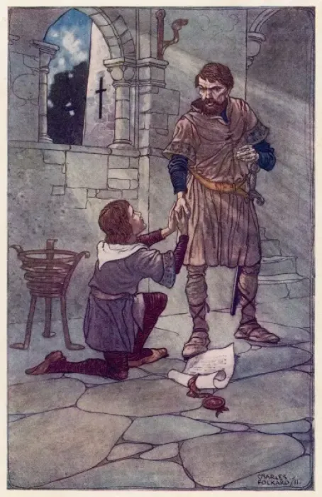 Framed Print : Hubert and Arthur Print