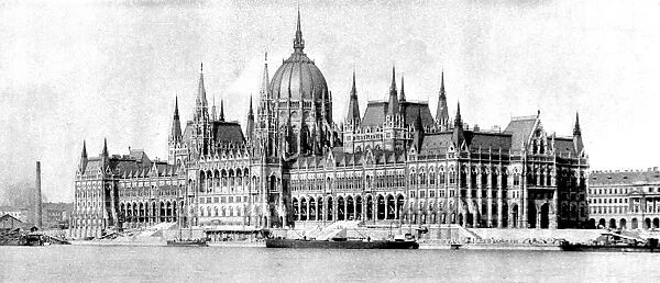 The Hungarian Houses of Parliament, Budapest, 1902
