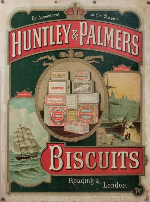 Framed Print : Huntley and Palmers Biscuits Print Advertisement Framed Print : Huntley and Palmers Biscuits Print Advertisement