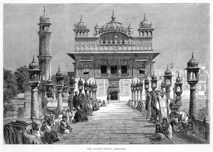 Framed Print : India Amritsar Entrance to the Golden Temple Print Framed Print : India Amritsar Entrance to the Golden Temple Print