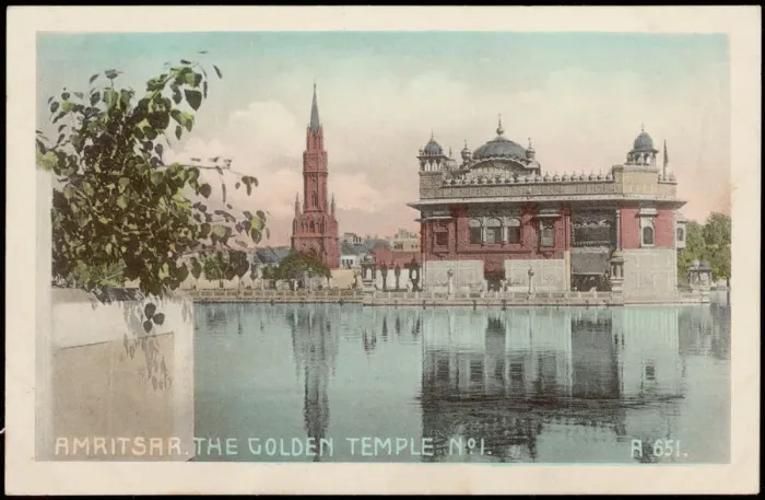 Framed Print : Print of India's Golden Temple in Amritsar Framed Print : Print of India's Golden Temple in Amritsar
