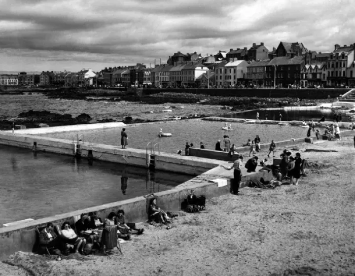 Framed Print : Portstewart Seaside Resort Print, Northern Ireland, 1950s Framed Print : Portstewart Seaside Resort Print, Northern Ireland, 1950s