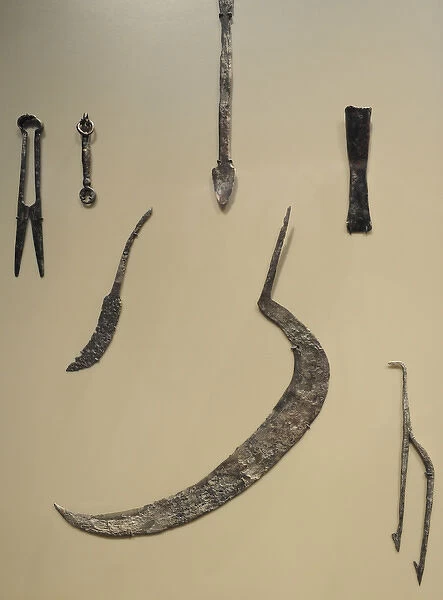 Iron tools. 11th-12th centuries