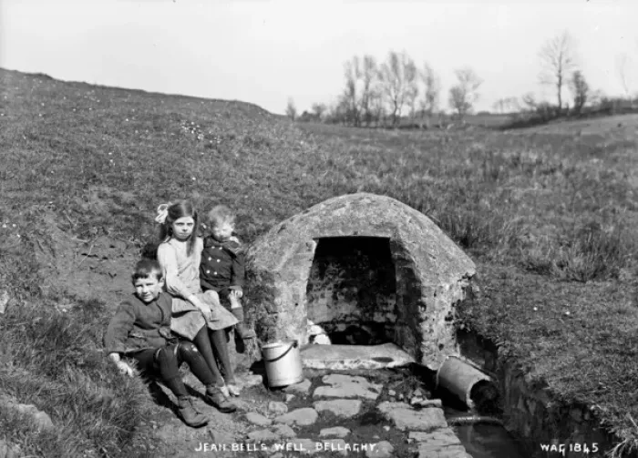 Framed Print : Jean Bells Well, Bellaghy Print - Early 1900s Framed Print : Jean Bells Well, Bellaghy Print - Early 1900s
