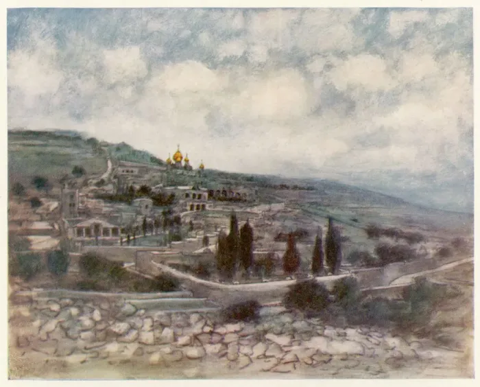 Framed Print : Jerusalem Print: Mount of Olives Landscape Framed Print : Jerusalem Print: Mount of Olives Landscape