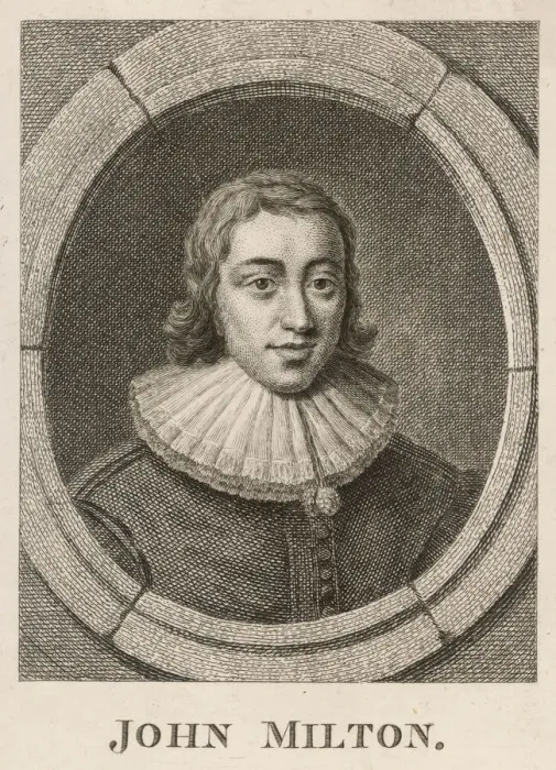 Framed Print : Print of John Milton at 21, an English poet and Puritan Framed Print : Print of John Milton at 21, an English poet and Puritan