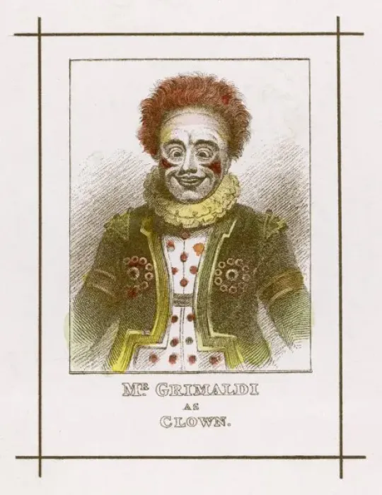 Framed Print : Joseph Grimaldi Clown Print Framed Print : Joseph Grimaldi Clown Print