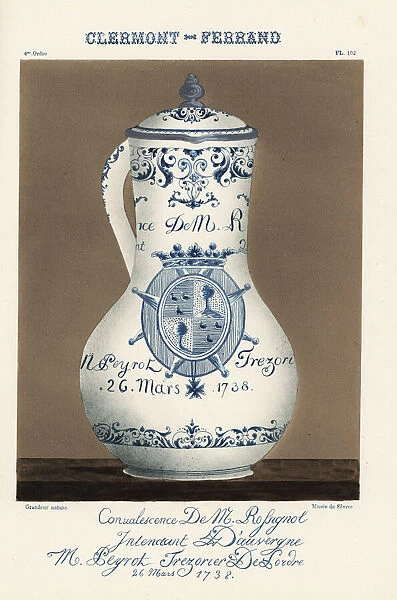 Jug from Clermont-Ferrand, France, 18th century
